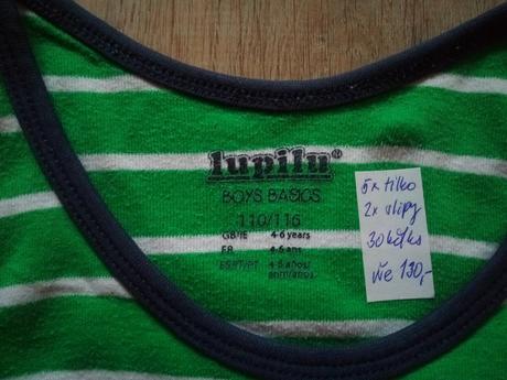 4 x tílko + 2x slipy, vel 110/116,lupilu, lupilu,110