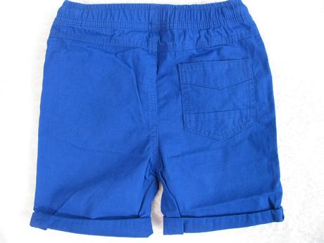 Modré plátěné kraťasy, 110