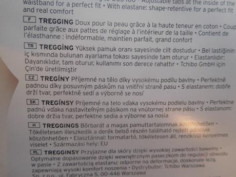 Tregíny s puntíky vel. 134/140, tchibo,134