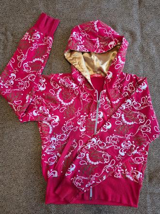 Rozepínací crop top mikina guan da vel. m, m