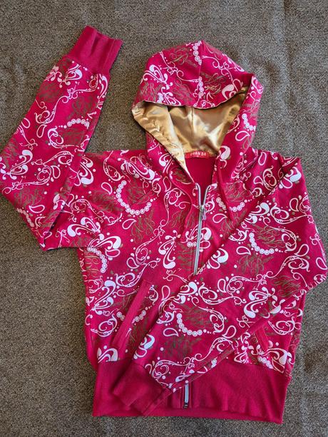 Rozepínací crop top mikina guan da vel. m, m