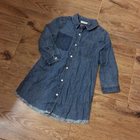 Bavlněné celo propínací košilové šaty, matalan,104