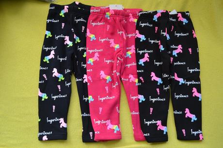 Oteplené legíny,s  fleece,98-110, 98 / 104 / 110