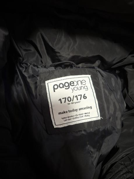 Zimní dlouhá bunda, kabát, takko,170