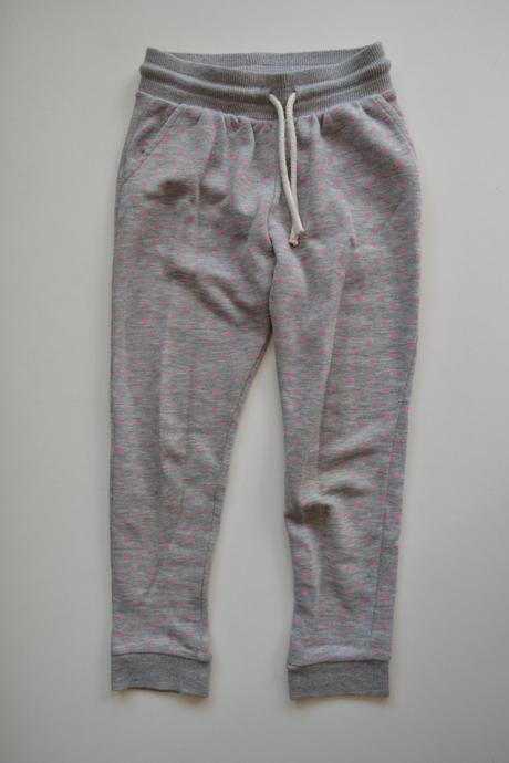 Tepláčky s puntíky, h&m,110