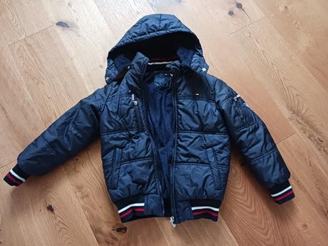 Zimní bundička hilfiger č.128, tommy hilfiger,128
