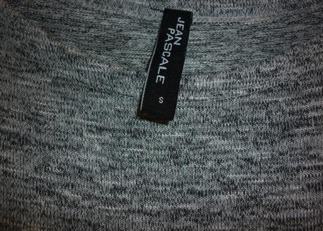 Melírované šedé úpletové šaty takko fashion, takko,s