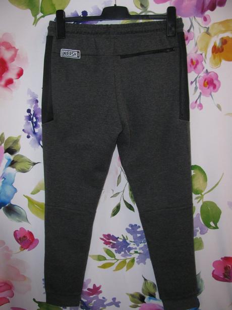 Tepláky kalhoty jogger, šedé cropp, s