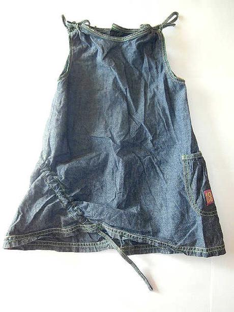 Šatičky z džínového plátýnka, 80