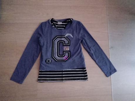 Tričko + crop top, coccodrillo,146