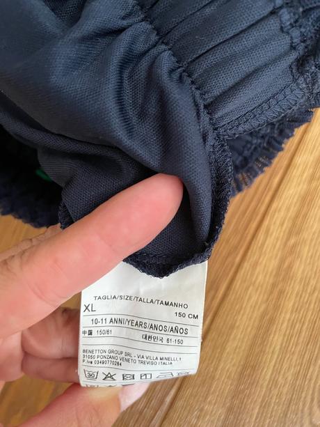 Tylová sukně zn. benetton vel. xl (150 cm), benetton,146