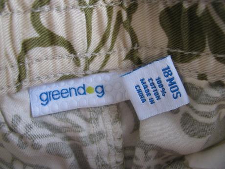 Bavlněné béžové šortky - unisex, 86