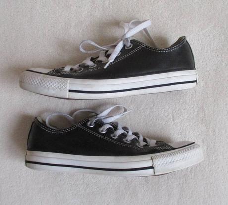 Kožené tenisky converse černé nízké 37,5, converse,38