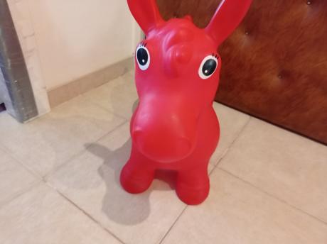 Gumový oslík hopsadlo,