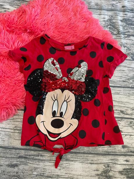 Dívčí triko disney minnie 128, disney,128