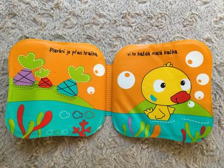 Koupací knížka - zvířátka ve vodě,