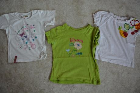 Trička na lítačku, h&m,98