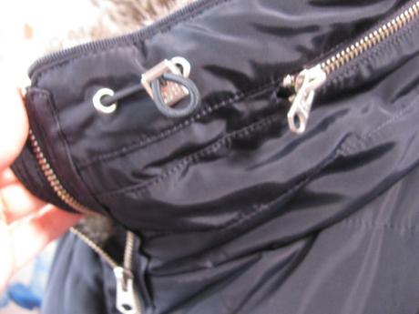 Dámská zimní prošívaná bunda s kožešinovým límcem, s.oliver,l