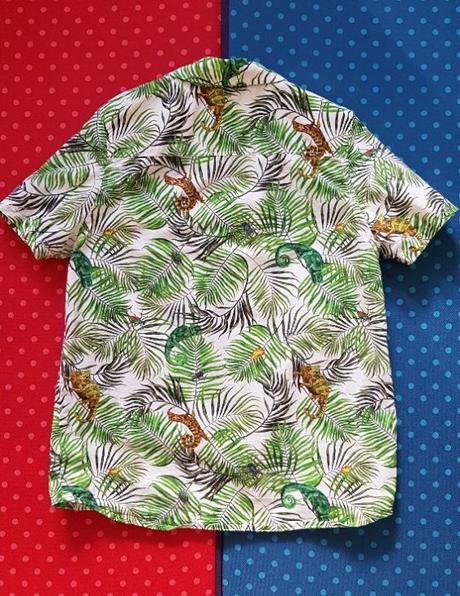 Bavlněná košile s ještěry, vel. 140, h&m,140