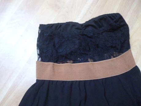 Elastické šaty s krajkou vel.m-l, m