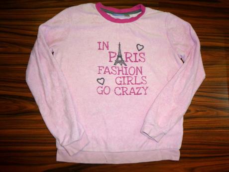 Růžové froté mikina paris, pepperts,146