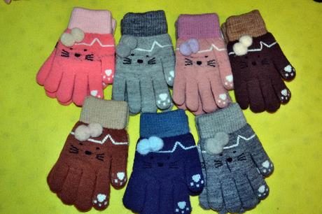 Silné oteplené strečové rukavice 3-5let, 104 / 110 / 116 / 122