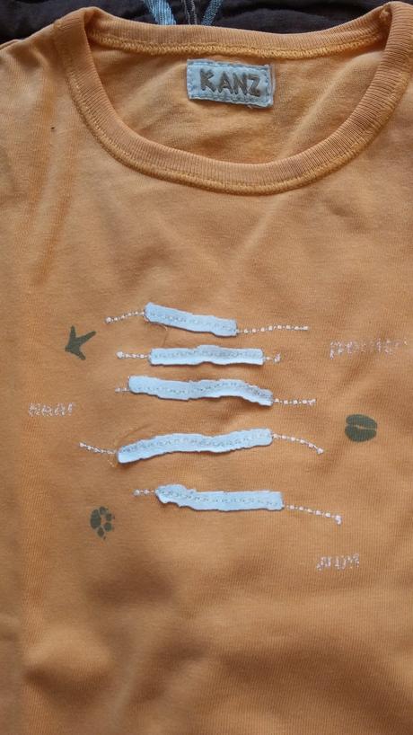 Triko dlouhý rukáv stopy, kanz,98