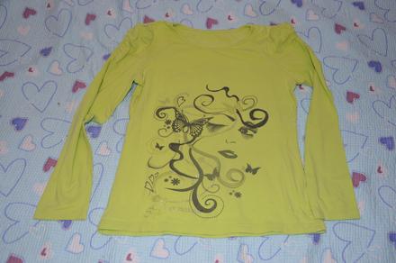 164 triko dlouhý rukáv se třpytkami, 164