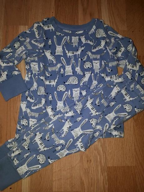 Modré pyžamo se zajicky 80 next, next,80