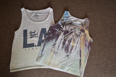 2x bílé tričko bez rukávů - tílko, pepperts,128