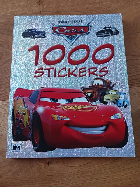 Velká cars kniha nálepky+omalovánky,