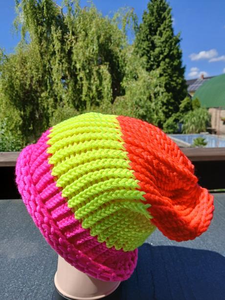 Pletené spadlé čepice (různé barvy), 36 - xxxl