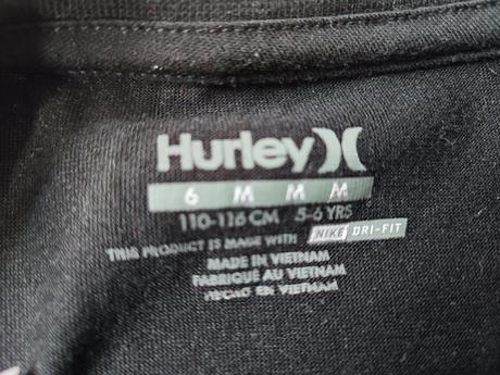 Sportovní tričko hurley, nike,116