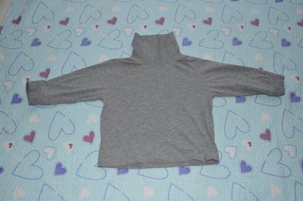 Šedý bavlněný rolák, c&a,92