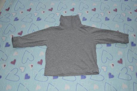 Šedý bavlněný rolák, c&a,92