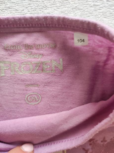 Šaty frozen vel. 104-110, c&a,104