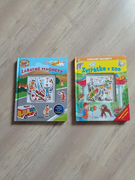 Knížky "zábavné magnety", 