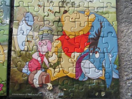 Puzzle ravensburger disney-medvídek pú,oslík, tygr, 
