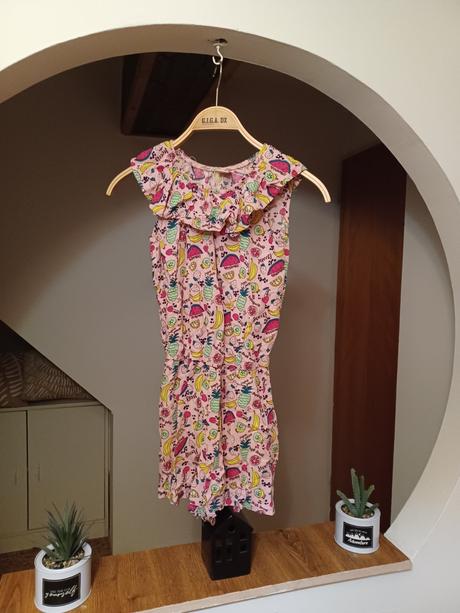 Letní overal s ovocem 158/164, kik,164