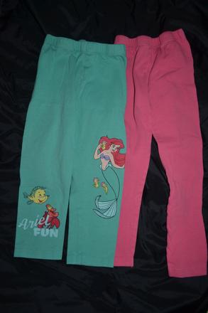 2x legíny na 3-4r., disney,110