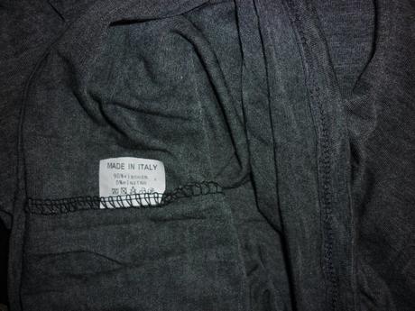 Tmavěšedé tričko moda italia, m