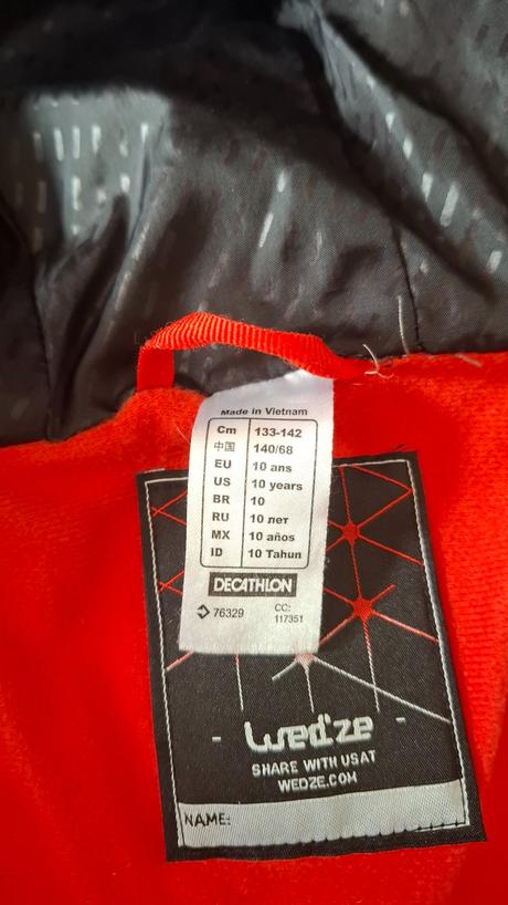 Zimní bunda wedze, wedze,134