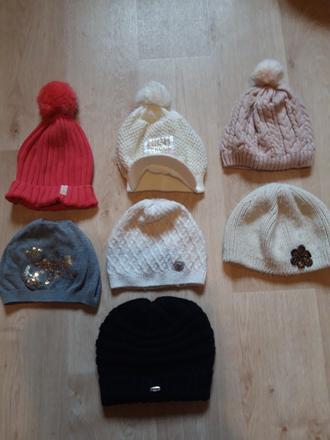 7x čepice i jednotlivě 4-9let, 