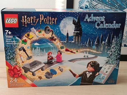 Nové lego harry potter 75981 adventní kalendář, 