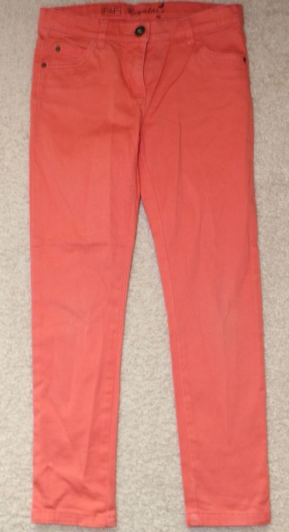 Op783. lososové kalhoty 7-8 let, f&f,128