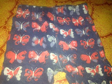 Dívčí legíny motýlci vel. 86 - 92, george,86