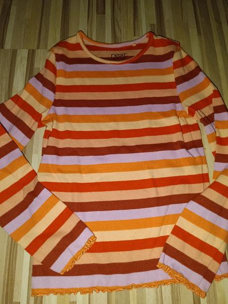 Pruhované tričko 116 next, next,116