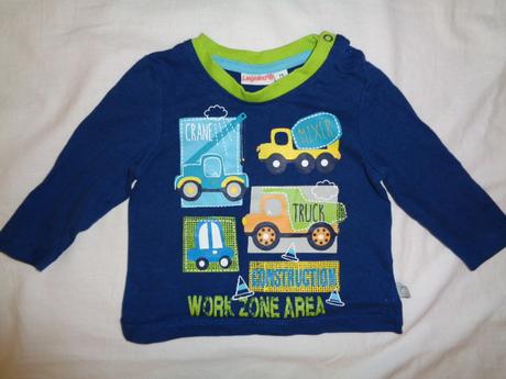 Super tmavomodré tričko s autama, 74