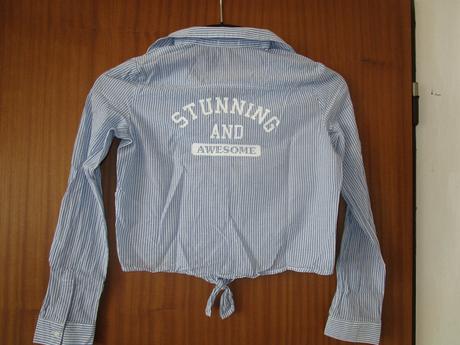 Velmi pěkná, moderní dívčí košile - halenka, 146