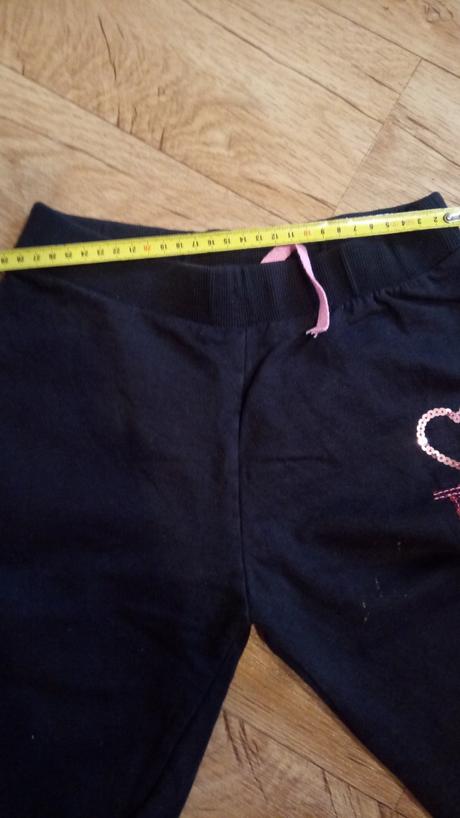 Bavlněné tepláky faf, s flitry, velikost 140, f&f,140